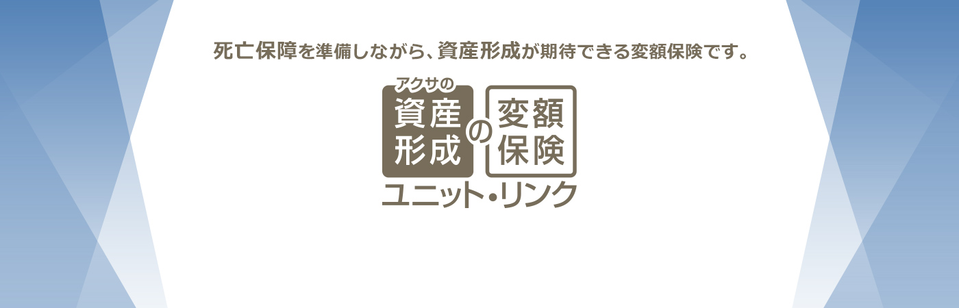 死亡保障を準備しながら、資産形成ができる保険です。