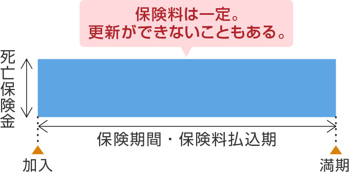 平準定期保険の歳満期型は更新ができないこともあります